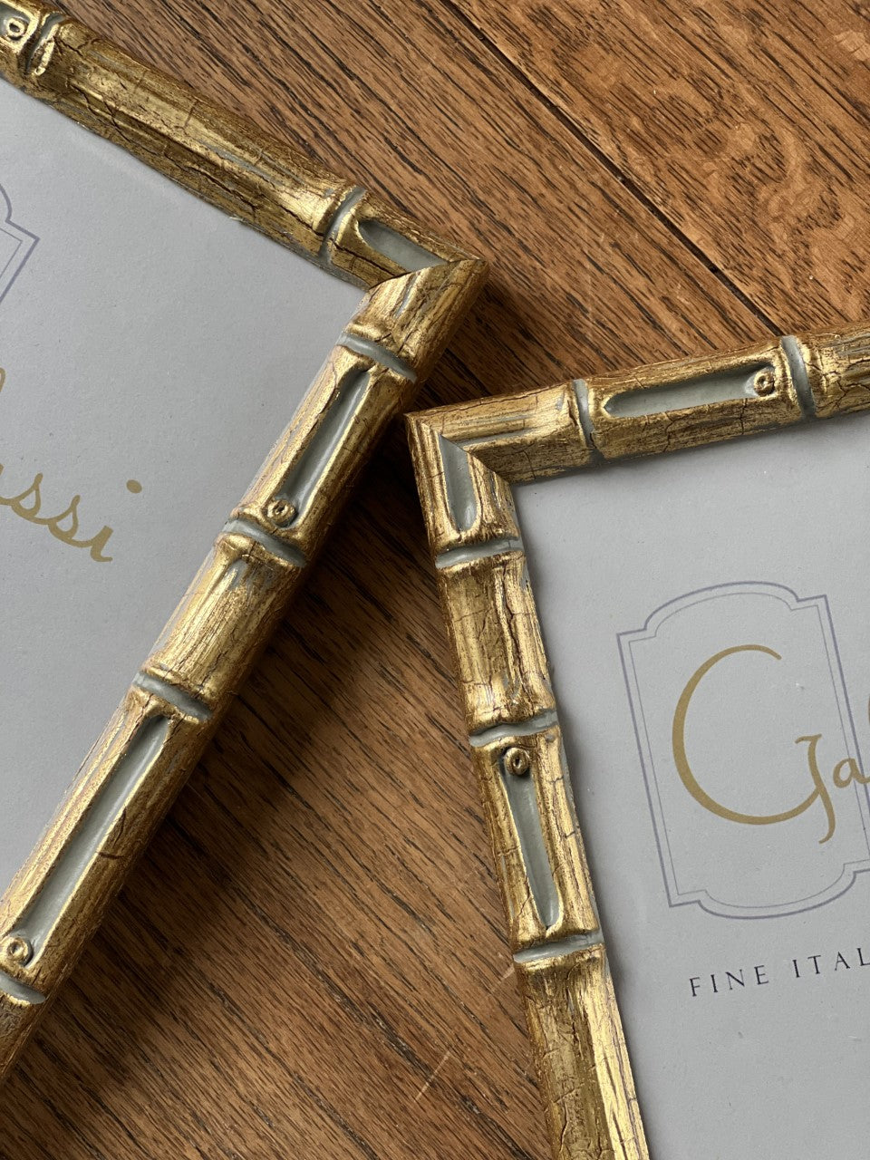 4x6 or 5x7 stunning gold bamboo frame