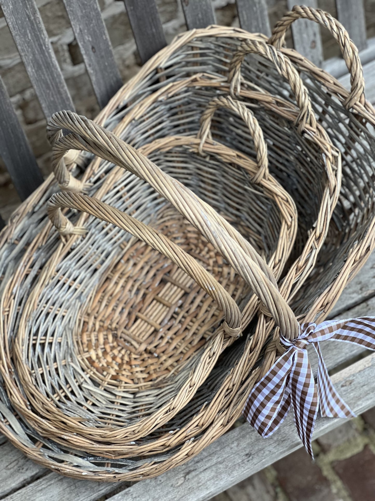 lovely flower picking baskets-3 sizes