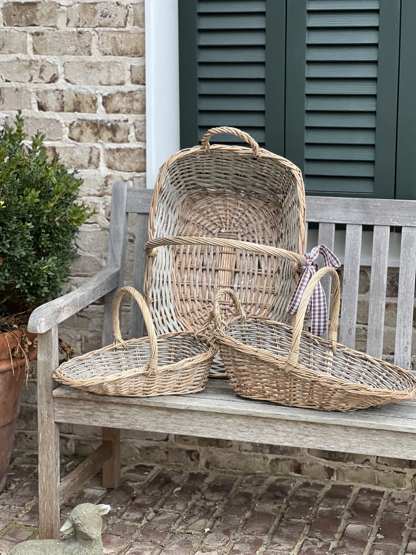 lovely flower picking baskets-3 sizes