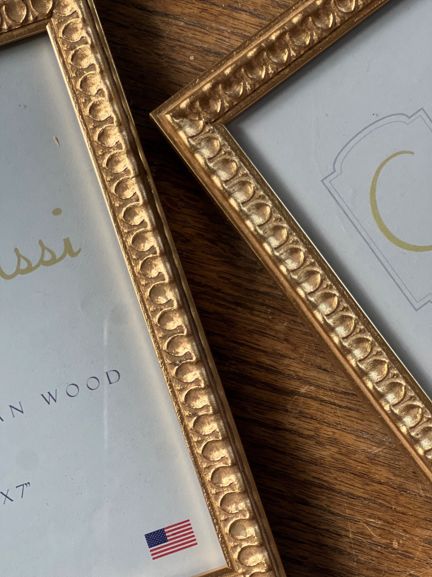 4X6 or 5X7 beautiful gold valence frame