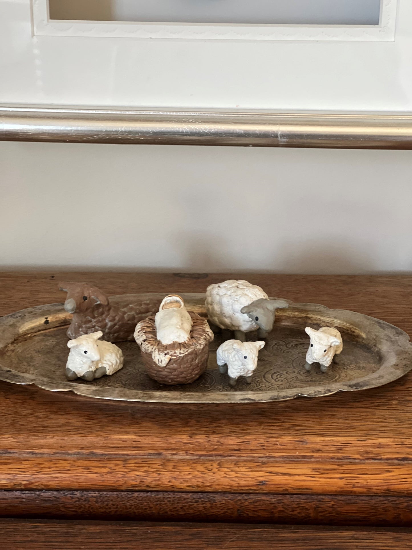 precious 6 piece tiny shepherd nativity set