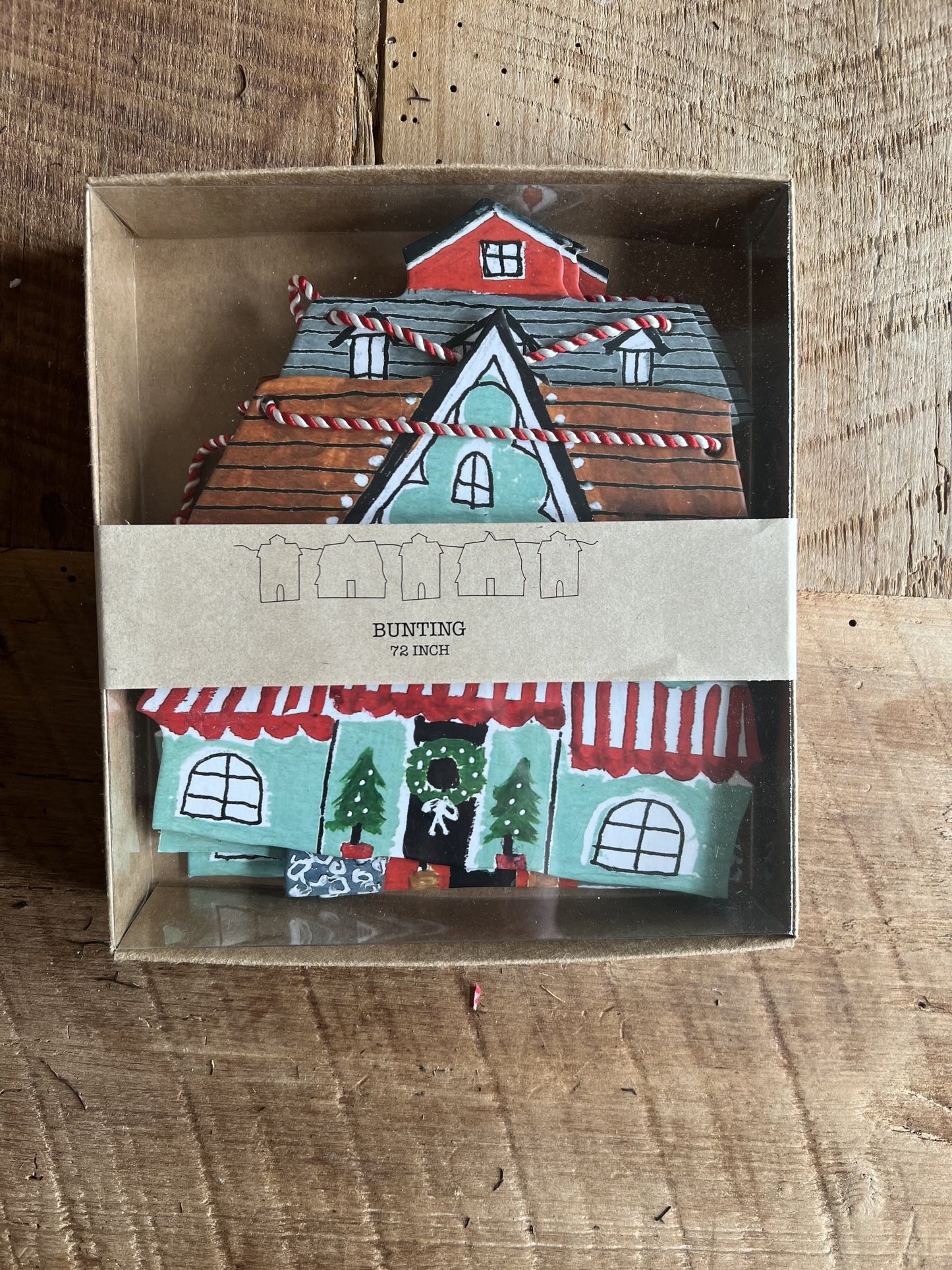 cutie Christmas houses banner