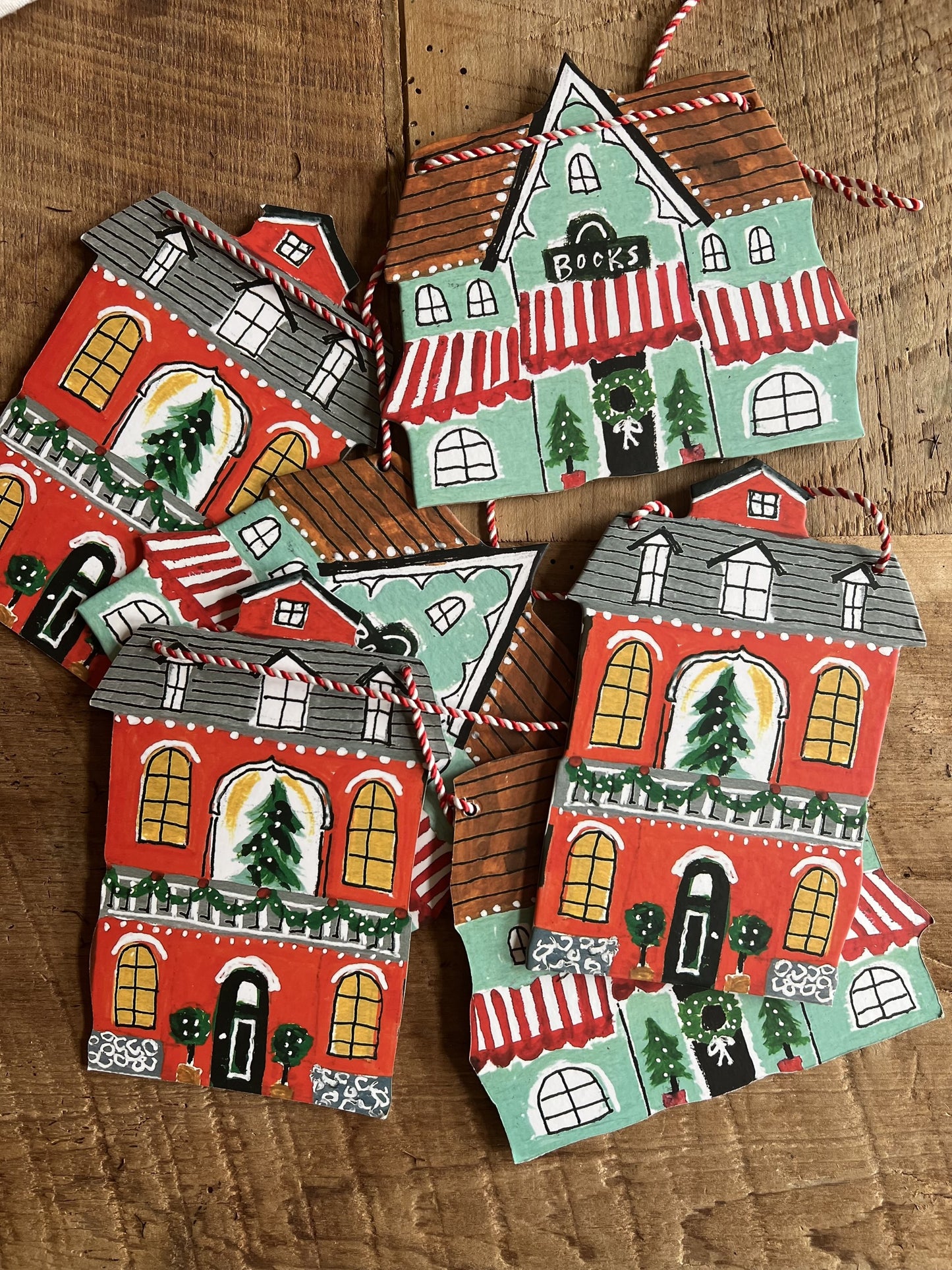 cutie Christmas houses banner