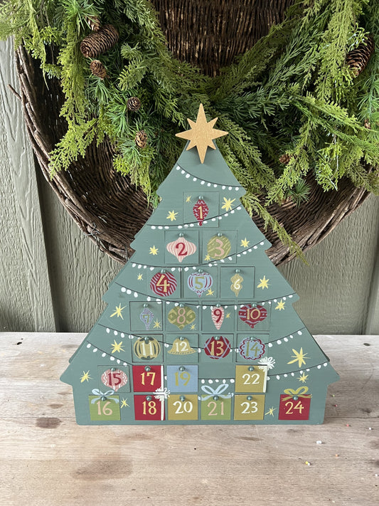 sweetest wooden advent calendar