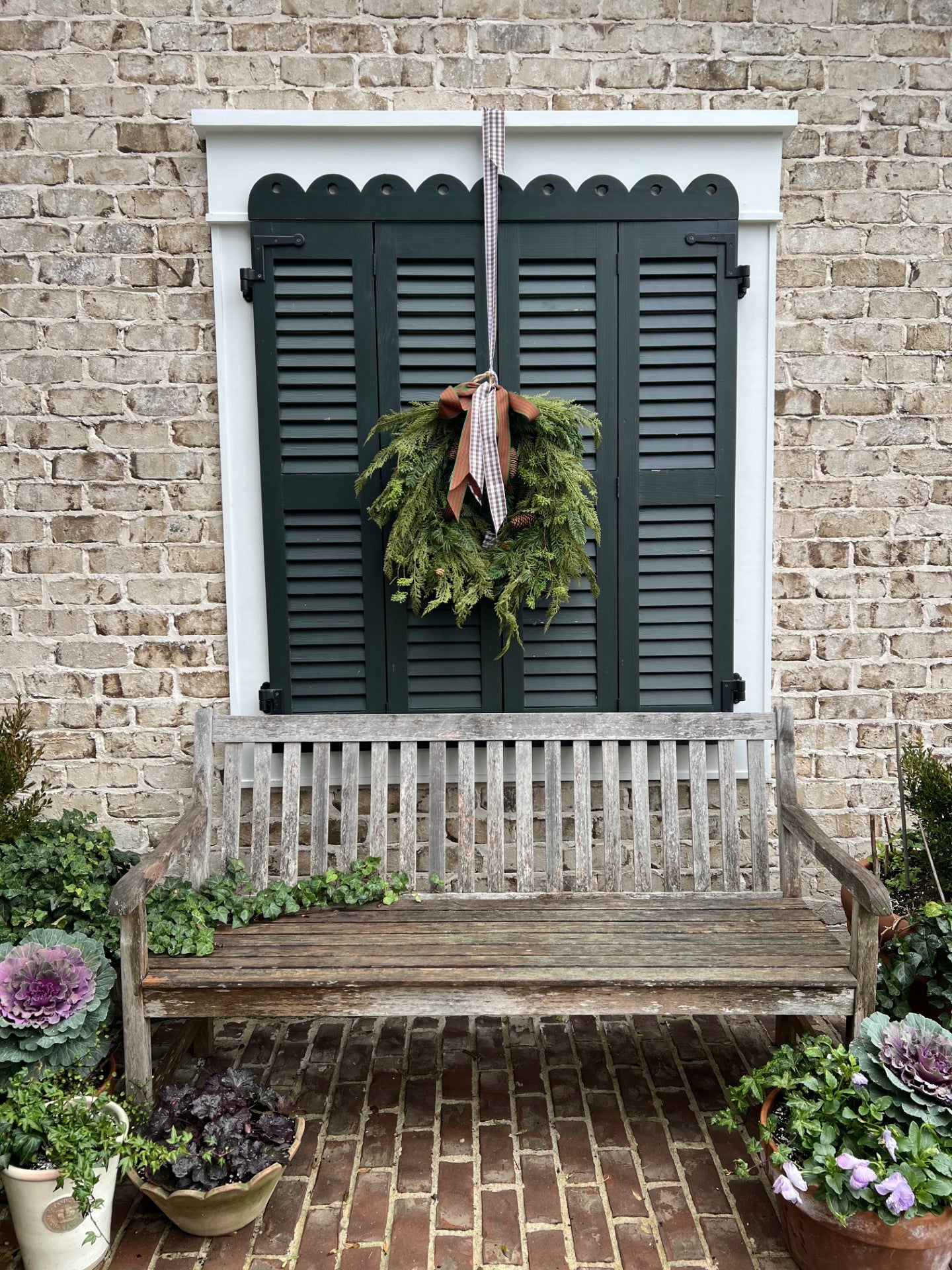 stunning oval cedar and pinecone wreath