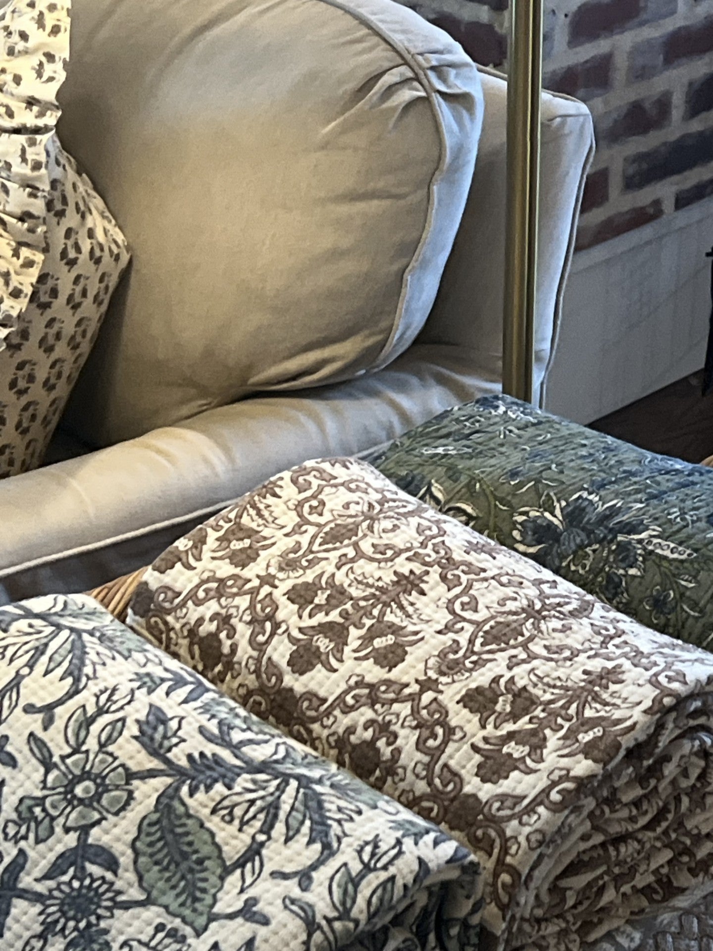 beautiful floral throw