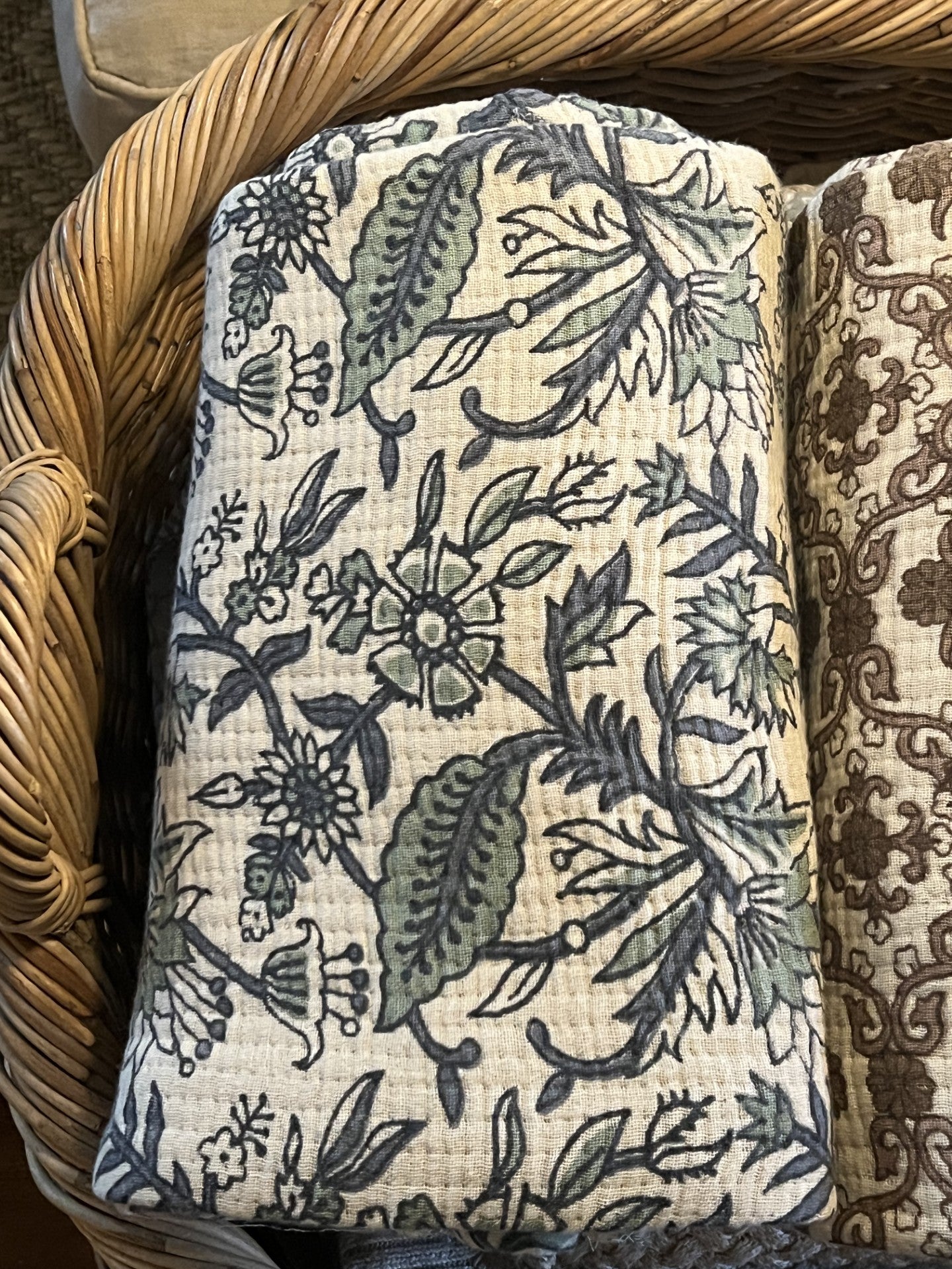 beautiful floral throw