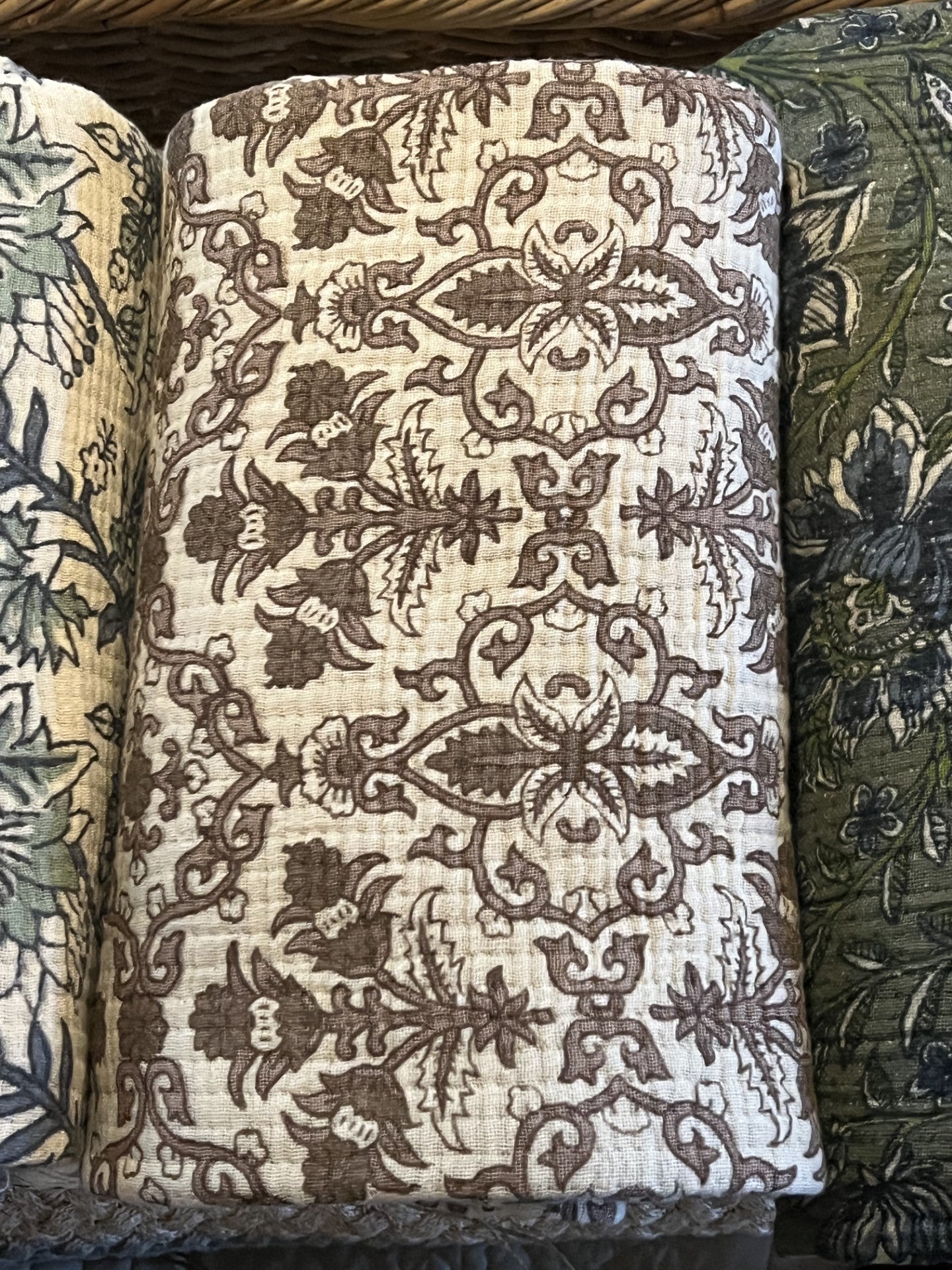beautiful floral throw