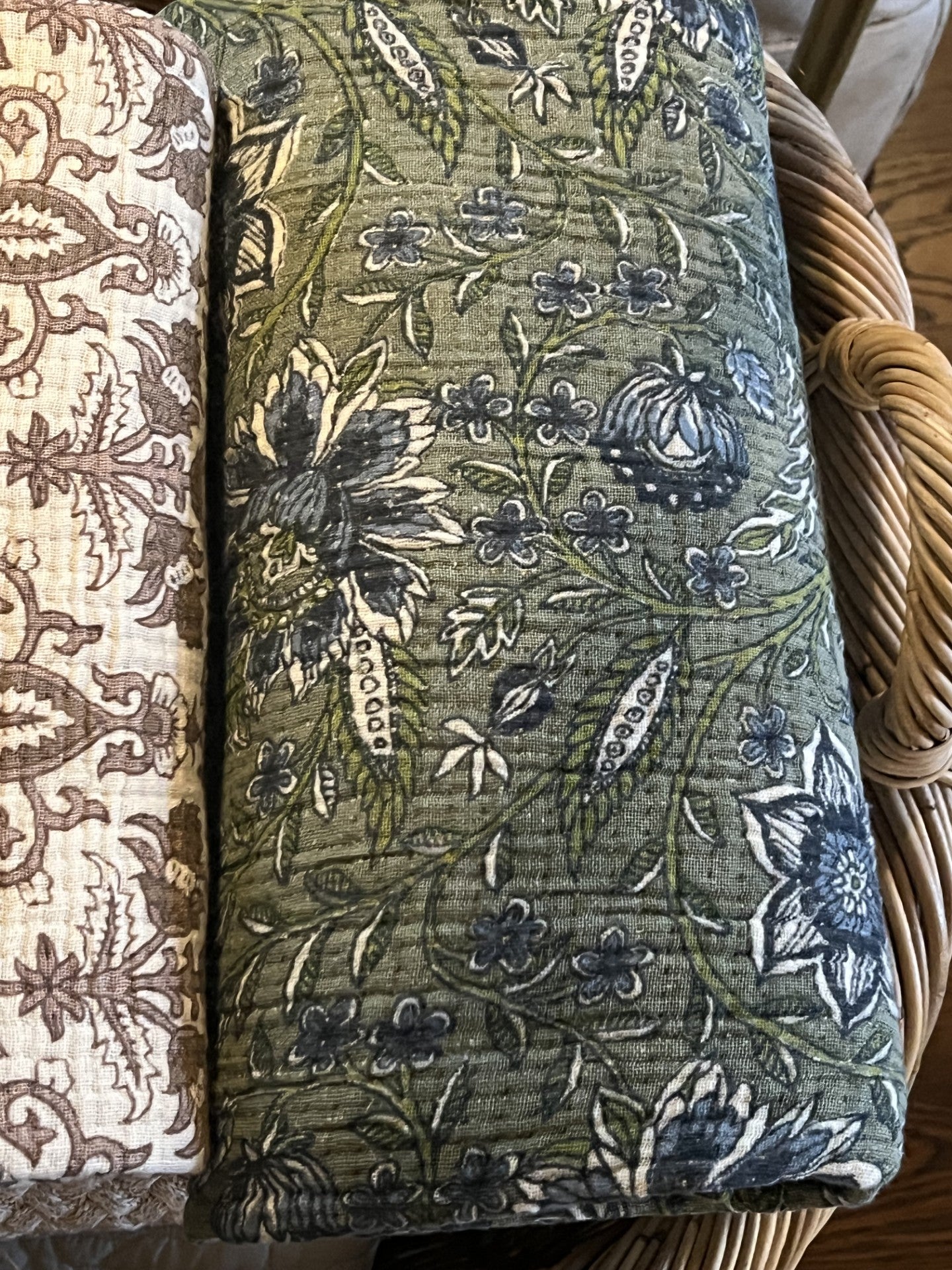 beautiful floral throw